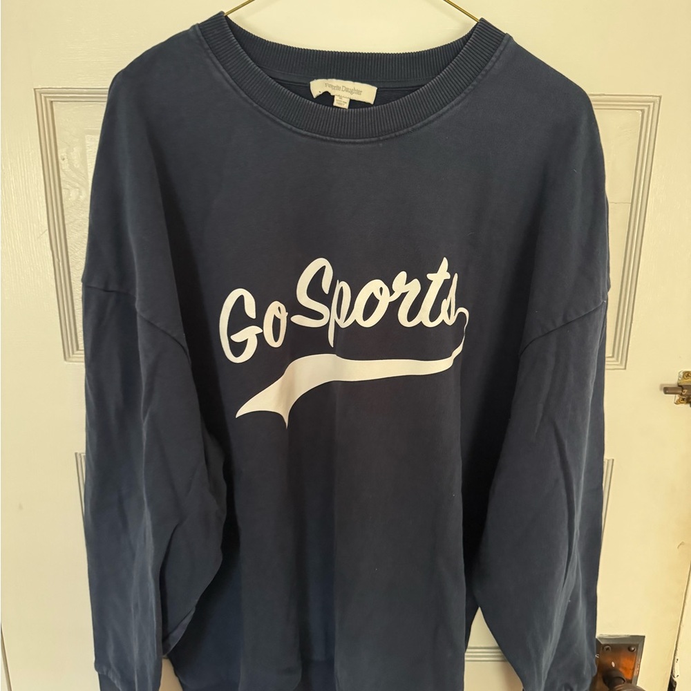 Favorite Daughter Dark Blue Sweatshirt